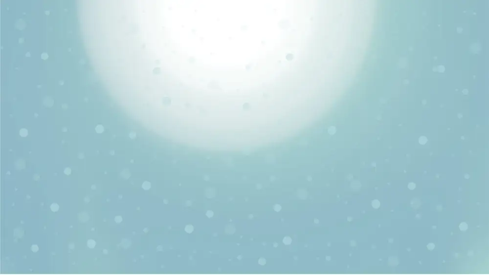A pale blue background with lots of bubble-like circles in lighter hues and one large white semi circle